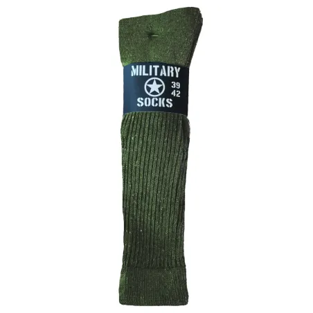 Chaussettes hautes kaki - Lot de 3 paires éleveurs