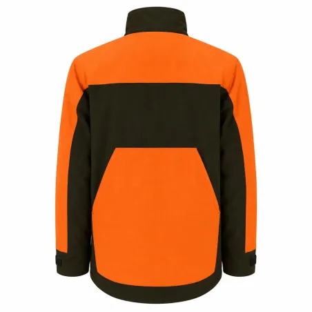 Veste Treeland déperlante orange-marron S à 3XL