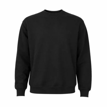 Sweat Caterham noir col rond - Confort extérieur