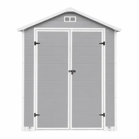Abri Lys plastique 2 portes - 2,97m² - H 212,5 cm