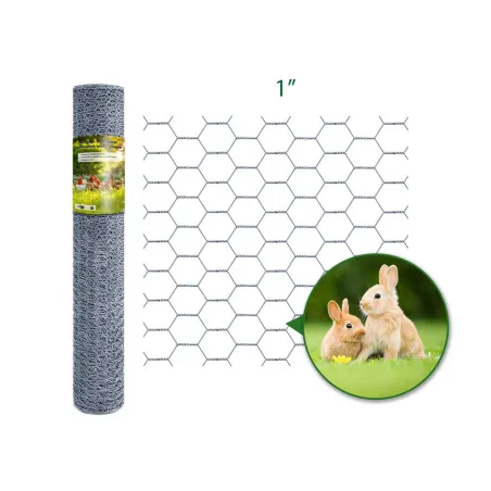 Grillage à poules galvanisé maille 25 mm - 0,5 m x 25 m