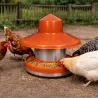 Trémie métal 7 kg GAUN - Mangeoire premium pour poules