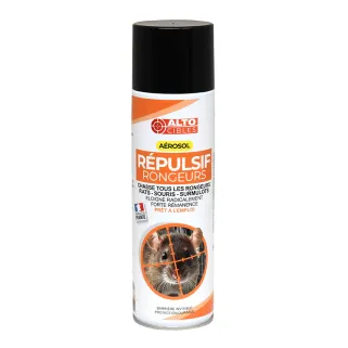Spray répulsif rongeurs 400 ml pour câbles et combles