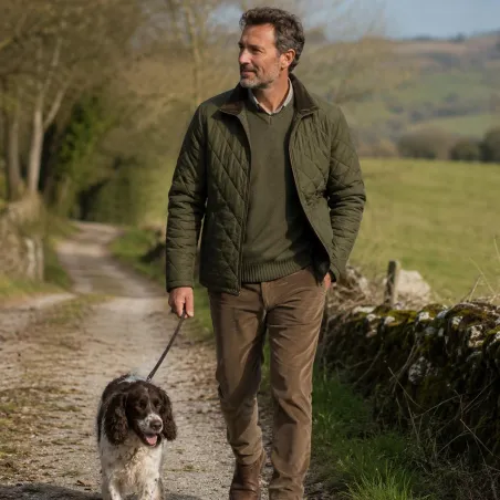 Pull Burdale Vert Walker and Hawkes - Élevage & Outdoor