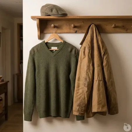 Pull Burdale Vert Walker and Hawkes - Élevage & Outdoor