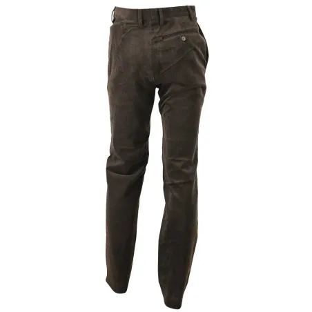 Pantalon velours côtelé marron Calvados T38-T60