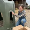Cloche à foin Kerbl 10 ouvertures - Anti-gaspi pour élevage