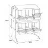 Pondoir GAUN 12 nids double face avec collecteur | Ducatillon