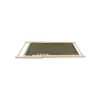 Lot de 2 chiliennes bois pin & toile coton kaki 75x88cm
