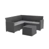Salon extérieur Claire 5p Keter® - Canapé + table rangement