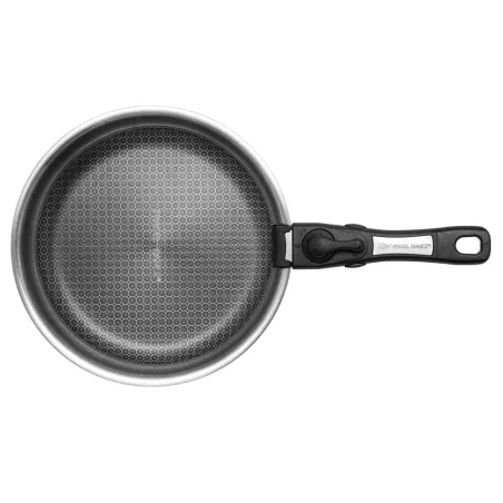 Poêle inox nid d'abeille 24 cm - Cuisson parfaite