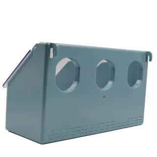 Mangeoire 3 cases pour cages 14,7x25x10 cm - Élevage