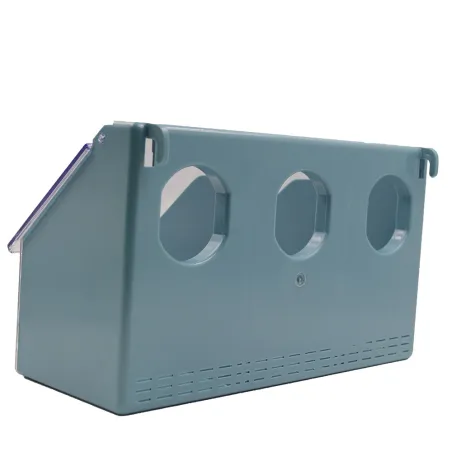 Mangeoire 3 cases pour cages 14,7x25x10 cm - Élevage