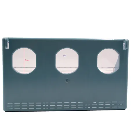 Mangeoire 3 cases pour cages 14,7x25x10 cm - Élevage