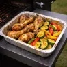 Barquette alu 36x29x7,5cm - Parfaite pour barbecue