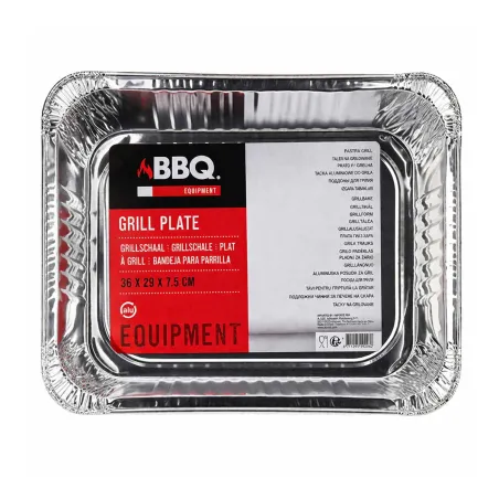 Barquette alu 36x29x7,5cm - Parfaite pour barbecue