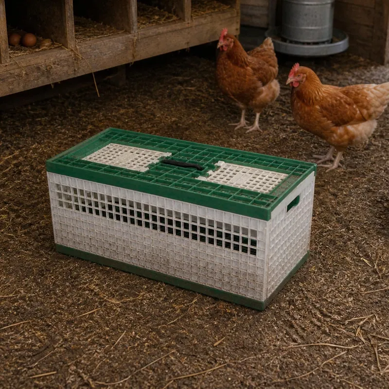 Cage transport petit gibier plastique 60x30x26 cm