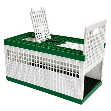 Cage transport petit gibier plastique 60x30x26 cm