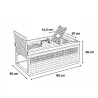 Cage transport petit gibier plastique 60x30x26 cm