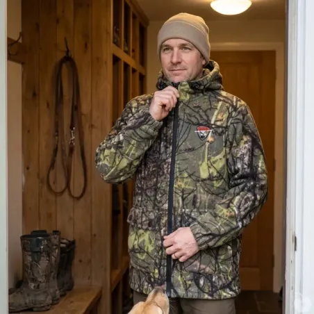 Veste polaire brossée Sportchief capuche et 2 poches