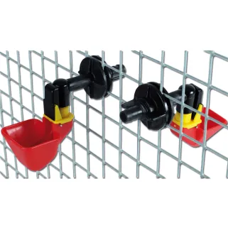Abreuvoir auto cage clapier Ø3,8cm pour volailles Olba