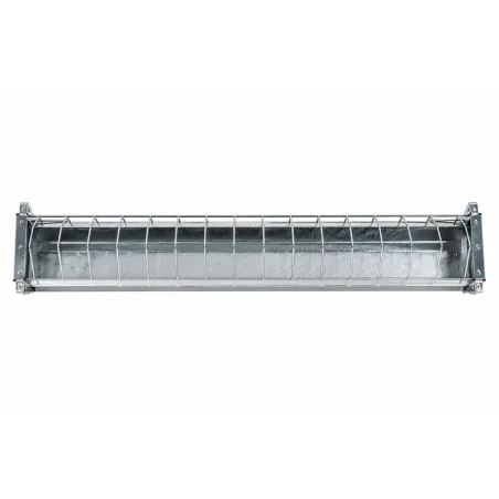 Mangeoire volailles GAUN galvanisée 75 cm | Ducatillon