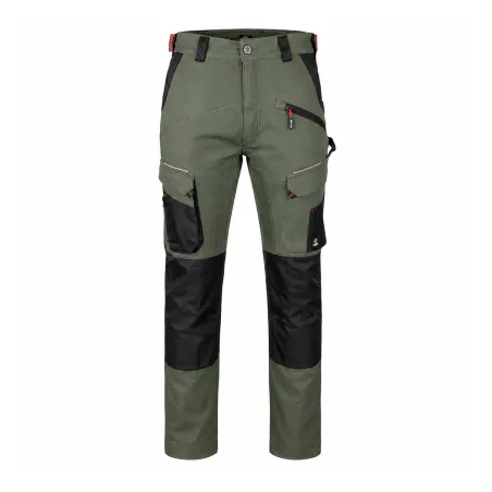 Pantalon Stretch Memory vert - Confort et robustesse