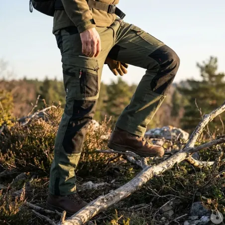 Pantalon Stretch Memory vert - Confort et robustesse