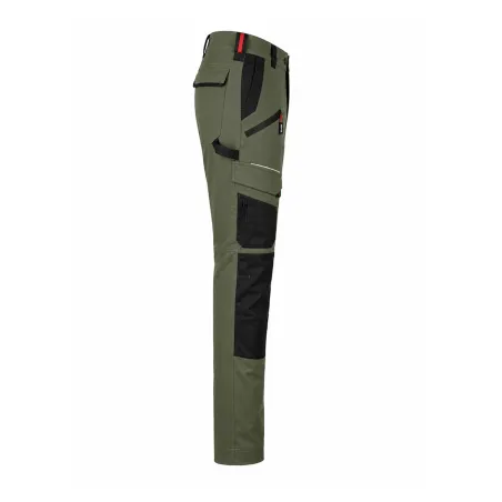 Pantalon Stretch Memory vert - Confort et robustesse