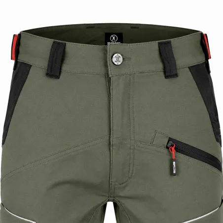 Pantalon Stretch Memory vert - Confort et robustesse