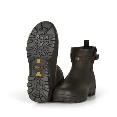 Bottillons Arxus Primo Jodhpur vert chasse caoutchouc
