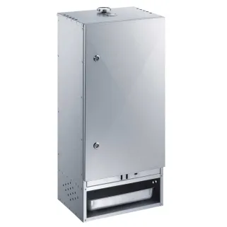 Fumoir F85 acier aluminisé H85 x L39 x P28 cm