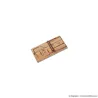 Piège à souris en bois réutilisable 4,8x9,7 cm
