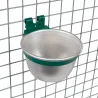 10 bols aluminium mangeoire/abreuvoir ø10cm - multi-usage