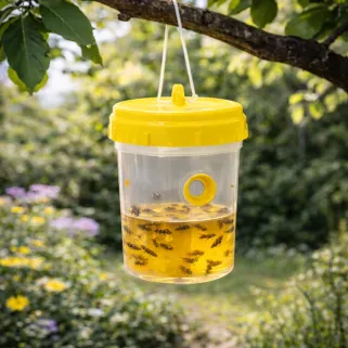 Piège à guêpes écologique en plastique résistant sans chimie