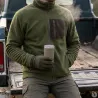 Blouson polaire Percussion kaki/marron M à 4XL