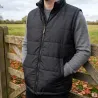 Veste matelassée sans manches col montant S à 3XL