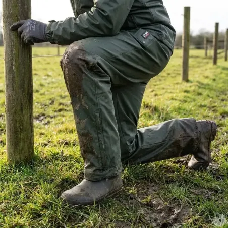 Pantalon imperméable Tonerre kaki - Chasse & extérieur