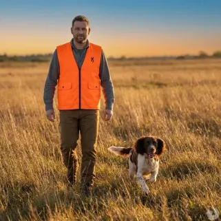 Gilet haute visibilité Browning X-TREME TRACKER orange