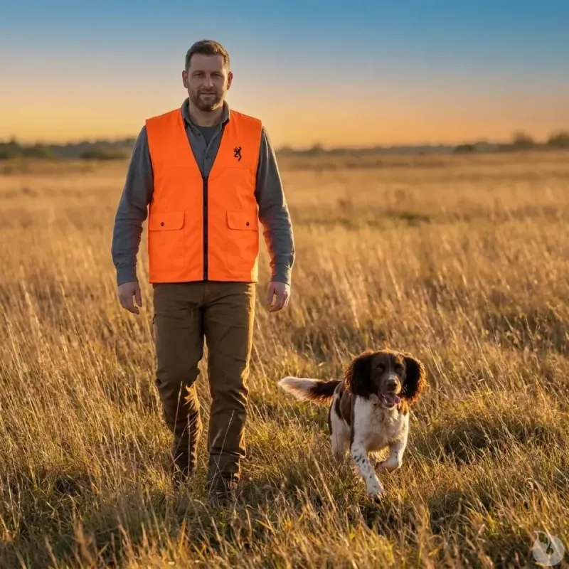 Gilet haute visibilité Browning X-TREME TRACKER orange