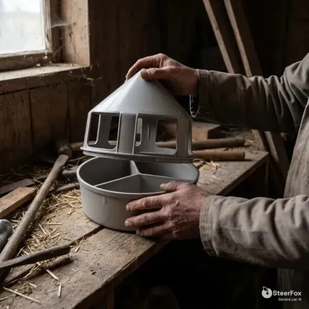 Mangeoire à grit 1,5 L pour pigeons | Ducatillon