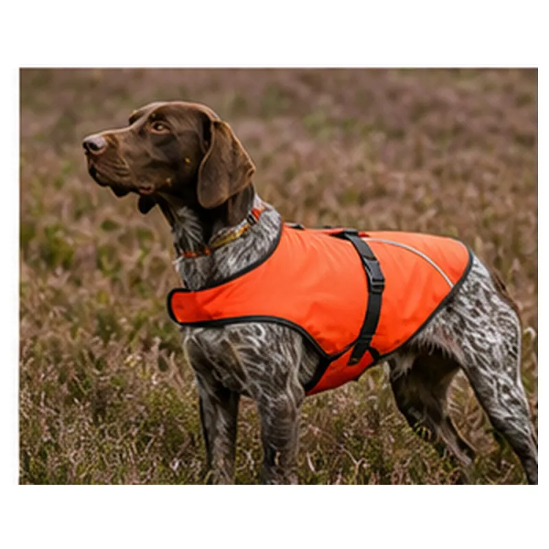 Gilet de protection pour chien SURVIVOR T75 - Anti-ronce avec cape et adaptateur intégré