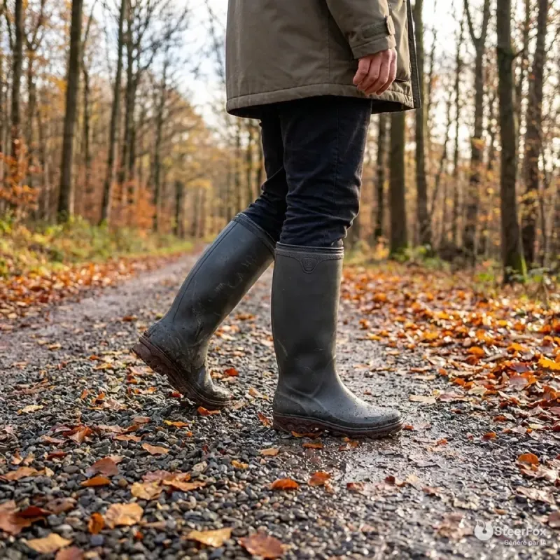 Bottes De Chasse Cyclone fourrées Rouchette Kaki