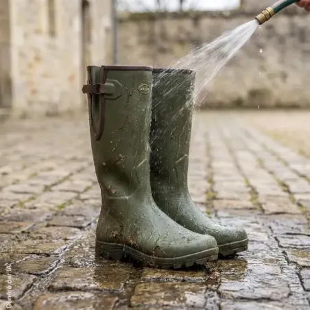 Bottes Arxus Pioneer Nord Green isolées néoprène -15°C