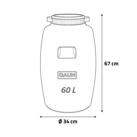 Kit agrainoir autonome 6V avec bidon 60L et batterie