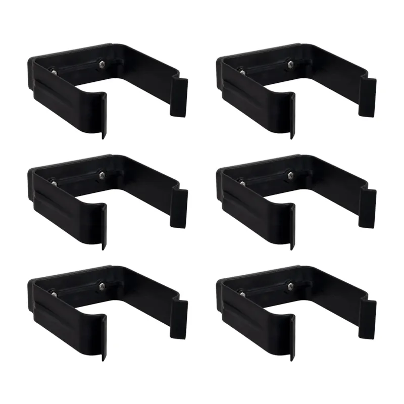 Lot de 6 fixations rapides pour abreuvoirs à pipette 0,5L/1L