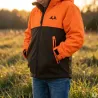 Veste enfant imperméable Ridge orange/vert 6-16 ans