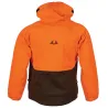 Veste enfant imperméable Ridge orange/vert 6-16 ans