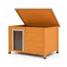 Niche en bois isolante Taille M - Épicéa 3 couches 92x68x60 cm