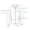 Veste Alpha Light vert - M à 3XL en polyester recyclé